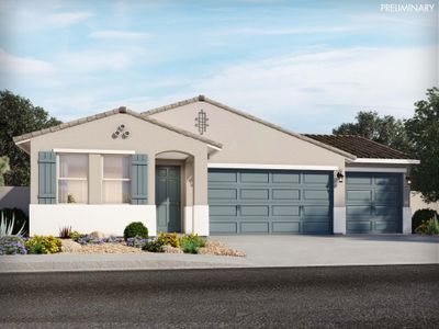 New construction Single-Family house Jubilee - 3 Car Garage Included, 20775 N Roadrunner Lane, Maricopa, AZ 85138 - photo