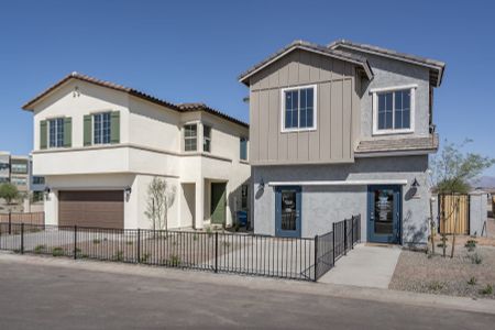 Farmhouse Exterior | Citron | Greenpointe at Eastmark | New homes in Mesa, Arizona | Landsea Homes