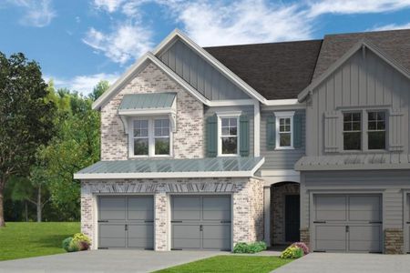 New construction Townhouse house 1311 Park Center Circle, Austell, GA 30168 - photo 0