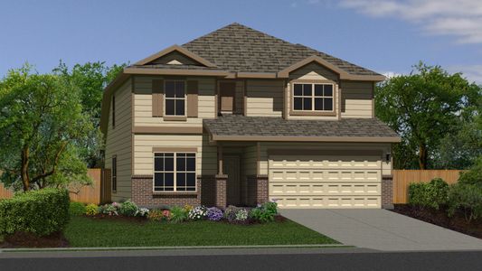 New construction Single-Family house The Ellington, 7402 Toledo Bend, San Antonio, TX 78252 - photo