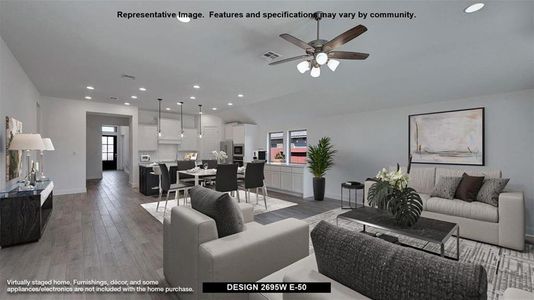 New construction Single-Family house 31130 Crescent Hill Drive, Fulshear, TX 77441 Design 2695W- photo 3 3