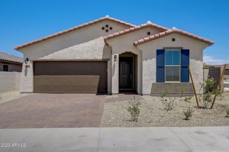 New construction Single-Family house 24132 W Hess Avenue, Buckeye, AZ 85326 Castillo Series - Bluebell- photo 0