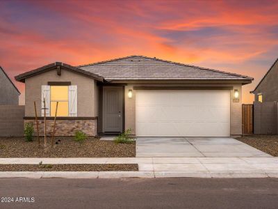 New construction Single-Family house 16029 W Smoketree Drive, Surprise, AZ 85387 Leslie- photo 0