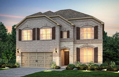 New construction Single-Family house 3833 Oldham Road, Little Elm, TX 76227 Caldwell- photo 0
