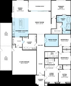 New construction Single-Family house 37570 W Padilla Street, Maricopa, AZ 85138 Flagstaff- photo 1 1