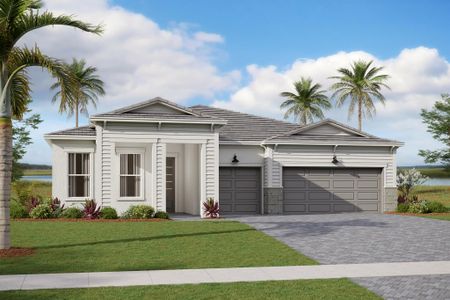 New construction Single-Family house 10518 Sw Aquila Way, Port Saint Lucie, FL 34987 Harbor- photo 0