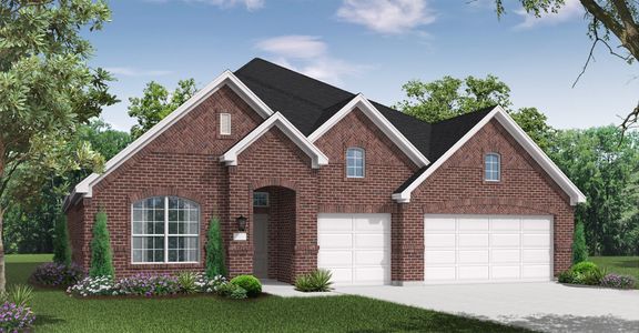 New construction Single-Family house Groveton (2718-CM-50), 516 Exploration Circle, Liberty Hill, TX 78642 - photo
