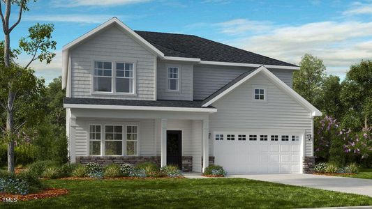 New construction Single-Family house 657 Sun Meadow Drive, Wake Forest, NC 27587 Ashford- photo 0