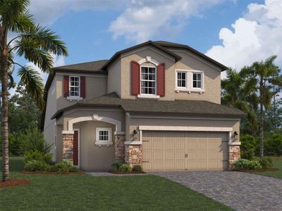 New construction Single-Family house 2885 Misty Marble Drive, Zephyrhills, FL 33540 Herrera- photo 0