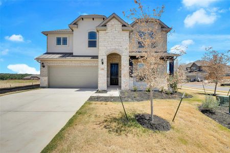 New construction Single-Family house 2500 Trl Wooded Run, Georgetown, TX 78628 Premier Series - Magnolia- photo 0 0