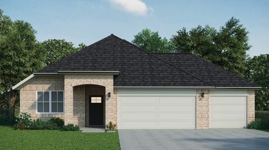 New construction Single-Family house Aspen Grove, 10929 Bourbon Street, Willis, TX 77318 - photo