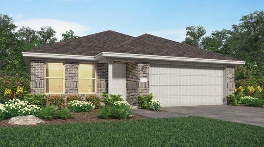 New construction Single-Family house 18626 Gravago Lane, New Caney, TX 77357 Fullerton- photo 0