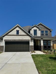 New construction Single-Family house 3077 Waxwing Drive, Brookshire, TX 77423 The Campbell- photo 0