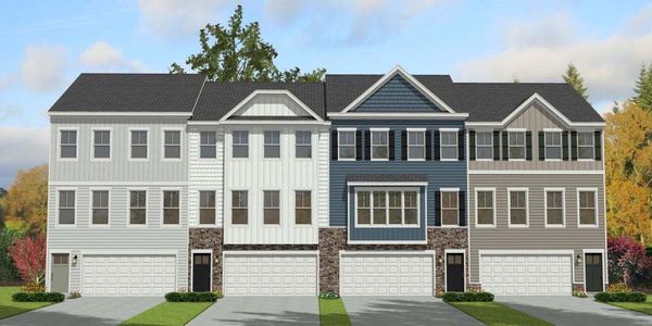New construction Townhouse house 801 Parc Townes Drive, Wendell, NC 27591 - photo 0