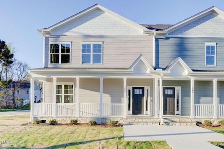 New construction Townhouse house 7994 Humie Olive Road, Apex, NC 27502 - photo 0