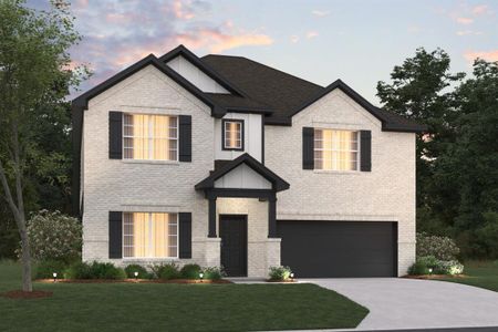 New construction Single-Family house 8611 Jetty Glen Drive, Cypress, TX 77433 Columbus - Smart Series- photo 0 0