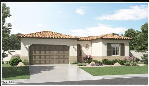 New construction Single-Family house 14907 W Desert Hollow Drive, Surprise, AZ 85387 Aspen- photo 0