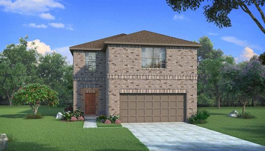 New construction Single-Family house 1625 Edgeway Drive, Aubrey, TX 76227 Rayburn II W- photo 4 4