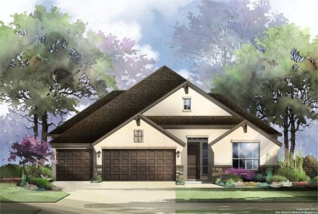 New construction Single-Family house 3035 Daplyn Park, Bulverde, TX 78163 Hill : 60-3024F.1- photo 0