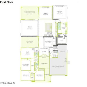 New construction Single-Family house 1386 E Narrowleaf Drive, Gilbert, AZ 85298 Luna Plan 5506- photo 0