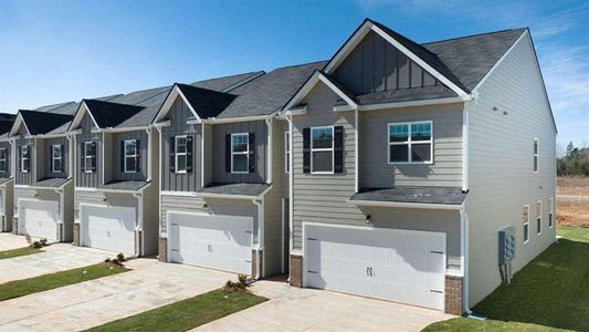 New construction Townhouse house 1418 Gray Branch Drive, Lawrenceville, GA 30045 Sudbury- photo 0