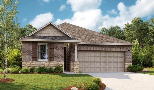 New construction Single-Family house 629 Seabiscuit Drive, Jarrell, TX 76537 Azure- photo 0 0