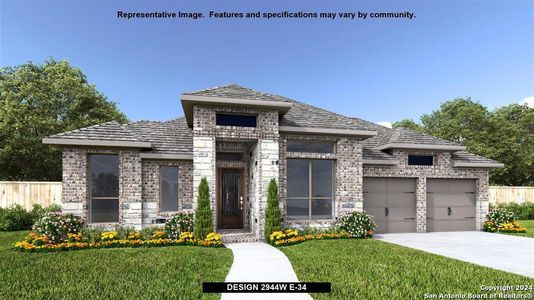 New construction Single-Family house 14803 Mapleton Hill, San Antonio, TX 78245 Design 2944W- photo 0 0