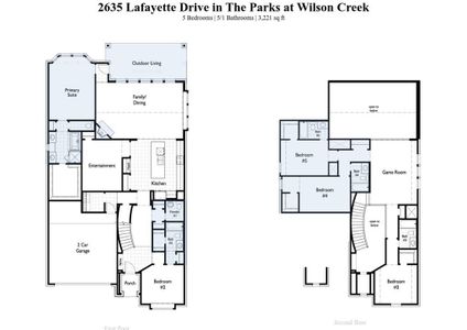 New construction Single-Family house 2635 Lafayette Drive, Celina, TX 75009 Cambridge Plan- photo