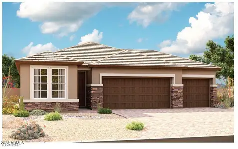 New construction Single-Family house 17829 W Blue Sky Drive, Surprise, AZ 85387 Emerald- photo 0