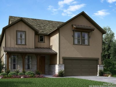 New construction Single-Family house 923 Black Horse Way, San Antonio, TX 78260 The Cedar (4012)- photo 0 0
