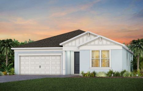 New construction Single-Family house 5565 Flame Vine Way, Saint Cloud, FL 34771 Garnet- photo 0