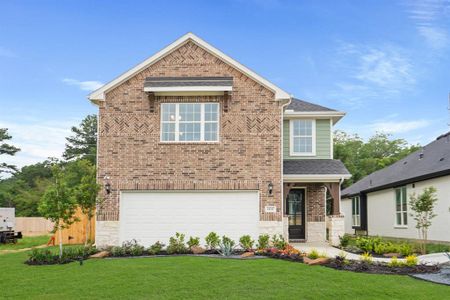 New construction Single-Family house 1609 Meadow Crest Drive, Aubrey, TX 76227 Rayburn II W- photo 0