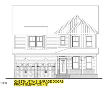 New construction Single-Family house 657 Craftsman Ridge Trail, Knightdale, NC 27545 The Chestnut E- photo 2