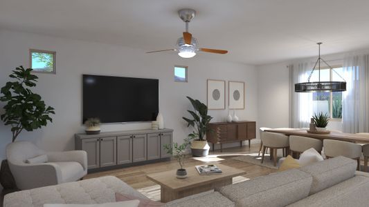 Great Room | Wrightson | Bentridge – Peak Series | New Homes in Buckeye, AZ | Landsea Homes