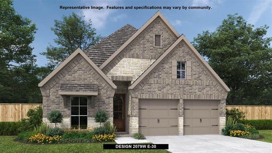 New construction Single-Family house Design 2079W, 18806 Citrange Bend Way, Manvel, TX 77578 - photo