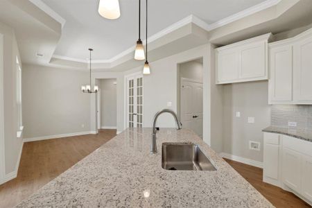 New construction Single-Family house 6121 Villaggio Trail, Fort Worth, TX 76123 Portico- photo 8 8