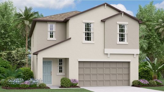 New construction Single-Family house Atlanta II, 36690 Garden Wall Way, Zephyrhills, FL 33541 - photo