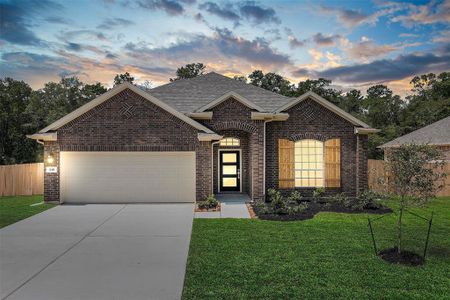 COST AND ENERGY EFFICIENCY FEATURES: 16 Seer HVAC System, Honeywell WIFI Programmable Thermostat, PEX Manabloc Plumbing System, Rheem® Tankless Gas Water Heater and Vinyl Double Pane Low E Windows that open to the inside of the home for cleaning. Community Park with picnic area and playground coming soon. New Caney ISD. Convenient to I-69 and 242.