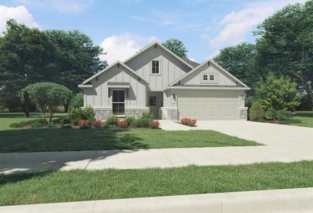 New construction Single-Family house 132 Spirit St, Elgin, TX 78621 Heisman | Trinity Ranch- photo 0 0