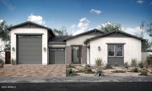 New construction Single-Family house 22669 E Twin Acres Drive, Queen Creek, AZ 85142 Iris Plan 60-1- photo 0