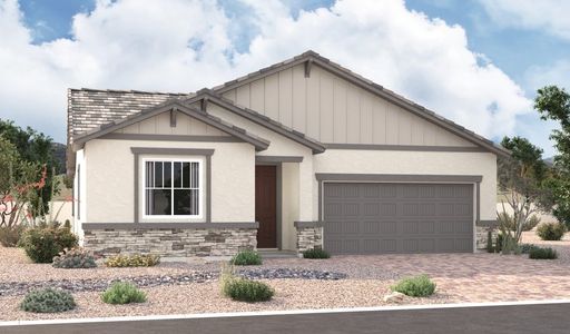 New construction Single-Family house 5038 W Top Hand Trail, Laveen, AZ 85339 Agate- photo 0