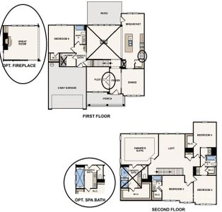 1st and 2nd Floor Layout