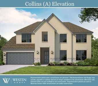 New construction Single-Family house 408 Hollister Dive, Liberty Hill, TX 78642 The Collins- photo 0 0