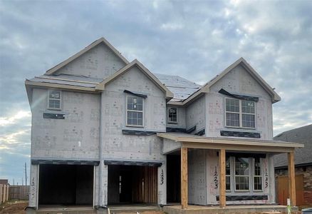 New construction Single-Family house 1233 Woodflower Drive, Katy, TX 77493 Lockhart- photo 1 1