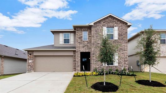 New construction Single-Family house 13813 Dismuke Dr, Manor, TX 78653 The Naples- photo 0