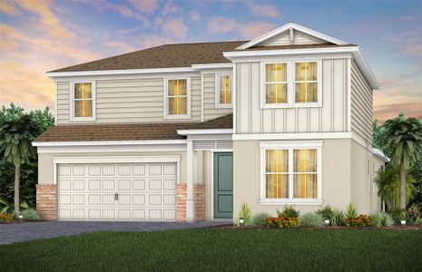New construction Single-Family house 11338 Rising Sun Street, Orlando, FL 32829 Merlot- photo 0