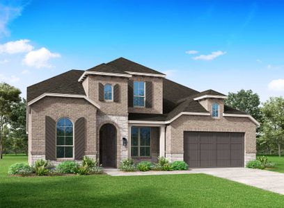 New construction Single-Family house Leyland Plan, 5306 Lakeview Bend, Fulshear, TX 77441 - photo