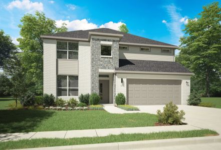 New construction Single-Family house 226 Ivory Brook Cove Drive, Lavon, TX 75166 Wimbledon | Elevon- photo 0