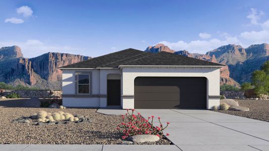 New construction Single-Family house 5497 E Arctic Ln, San Tan Valley, AZ 85140 Dalton- photo 0