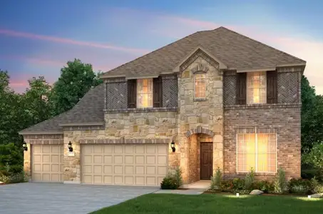 New construction Single-Family house 608 Ridge Point Dr, Georgetown, TX 78628 Lexington- photo 0